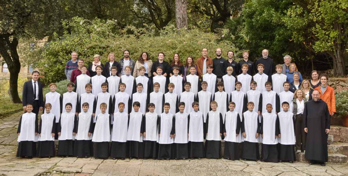 Membres de l'Escolania de Montserrat del curs 2024-25 I @Abadia de Montserrat